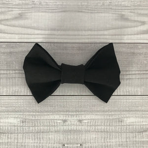 Black Licorice Dog Bow