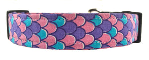 Mermaid in Purple Dog Collar - Collars by Design