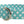 Aqua and White Polka Dot Dog Collar - Collars by Design