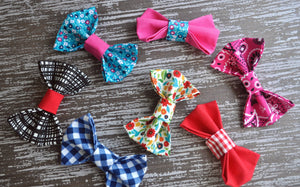 Dog Collar Bow - You Pick the Fabric - Collars by Design