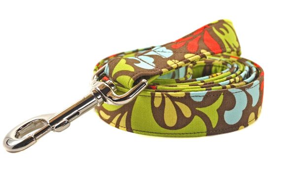 Custom Leash to Match Your Collar - Your Choice of Fabric and Size - Collars by Design