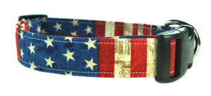 Stars and Stripes Patriotic Dog Collar - Collars by Design