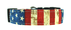 Stars and Stripes Patriotic Dog Collar - Collars by Design