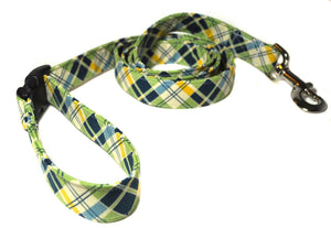 Adjustable Handle Leash to Match Your Collar - Your Choice of Fabric and Size - Collars by Design