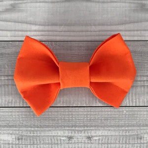 Orange Crush Dog Bow